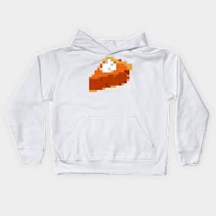 Pumpkin Pie Pixel Art Kids Hoodie